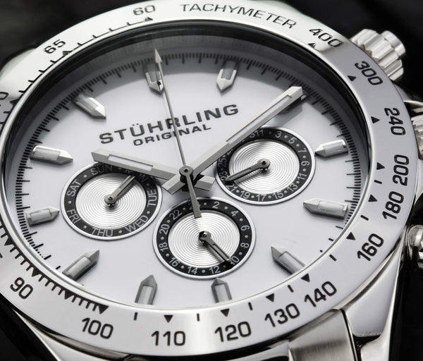 Stührling Raceway 564 GMT Quartz 42mm Chronograph