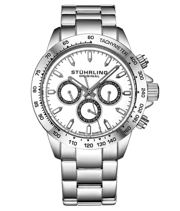 stührling Raceway 564 GMT Quartz 42mm Chronograph