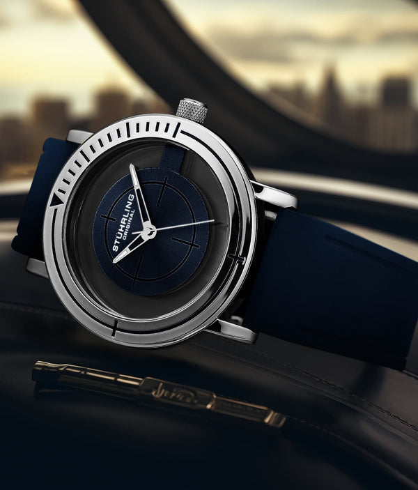 Stührling Stührling Sniper 3915 Quartz 42mm Classic Aviator