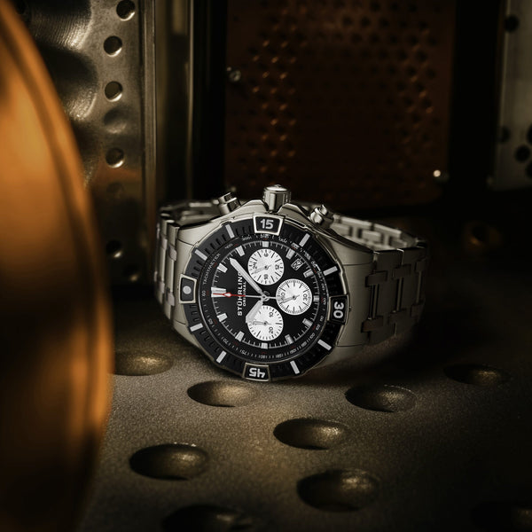 Stührling Stührling Stellar 44mm Japanese 1022 Quartz Chronograph