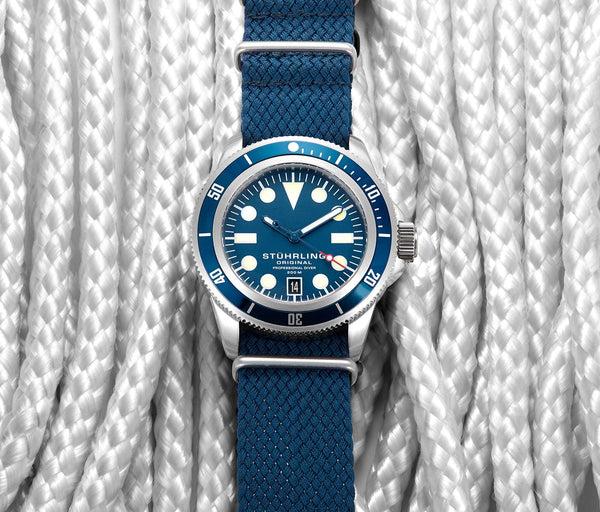 Stührling Stührling Cobia 966A Quartz 43mm Diver