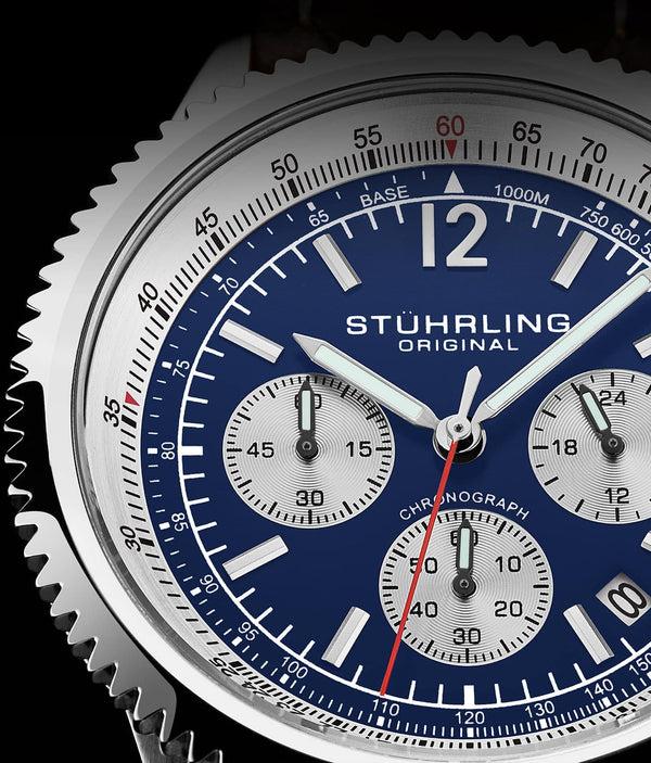 Stührling Stührling Turbine 4015 44mm Chronograph