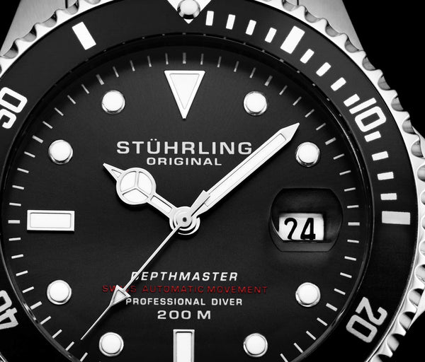 Stührling Stührling Swiss Automatic Depthmaster 883 42mm Diver