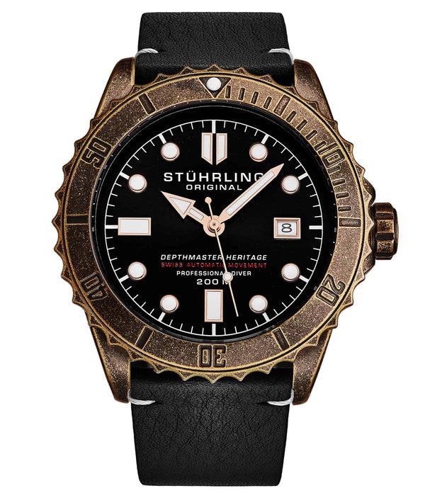 Stührling Stührling Swiss Automatic Depthmaster Heritage 1003L 44MM Diver