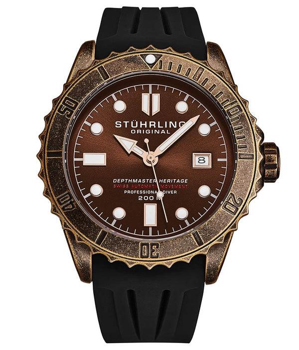 stührling Stührling Swiss Automatic Depthmaster Heritage 1003 44MM Diver