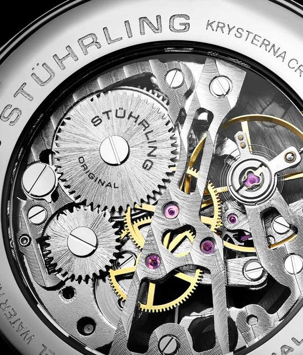 Stührling Stührling The Dynamic Mesh Hand-wind Skeleton 40mm