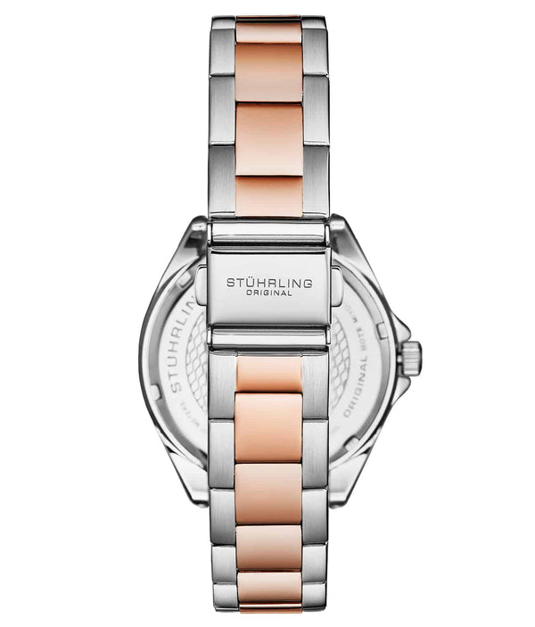 Stührling Stührling The Dynasty 4025 Japanese Quartz Crystal Bezel 40mm Watch