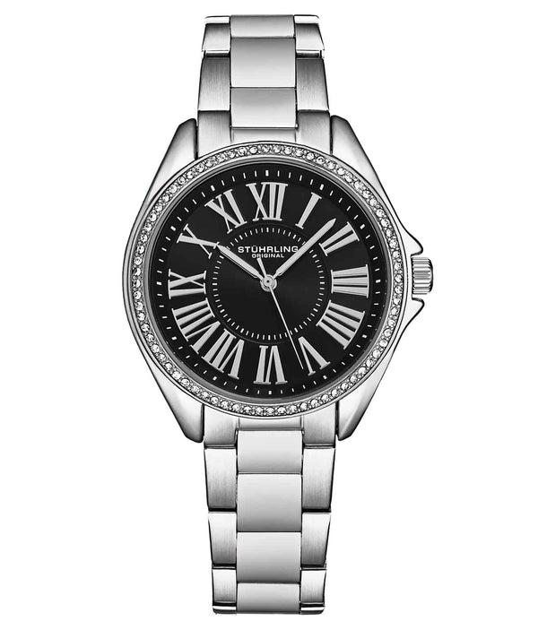 stührling Stührling The Dynasty 4025 Japanese Quartz Crystal Bezel 40mm Watch