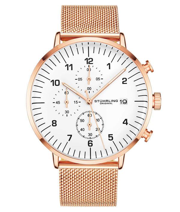 stührling Stührling The Elegance Mesh Band 42mm 3911