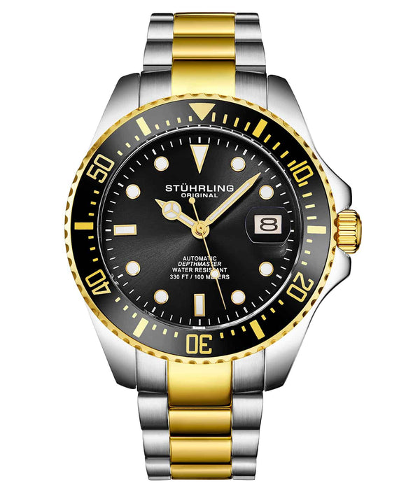stührling Stührling Two tone gold Japanese Automatic Depthmaster 42mm Diver