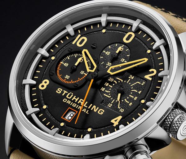 Stührling Stührling Volda 929 Aviator 45mm Quartz Watch