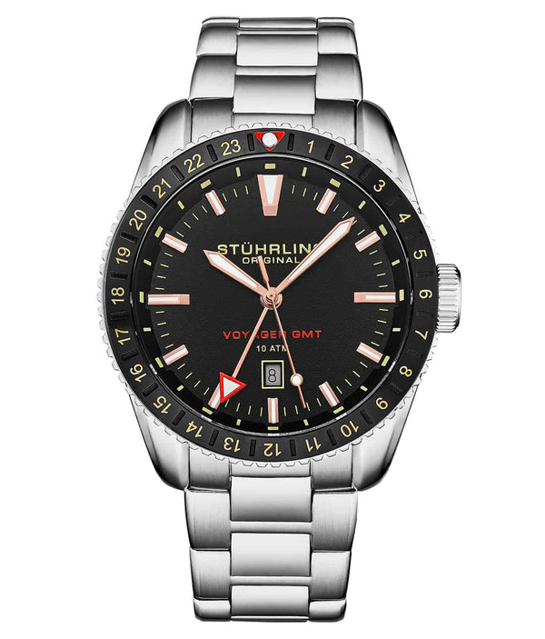 Stührling Stührling Voyager GMT 4017 Quartz GMT 42mm Diver