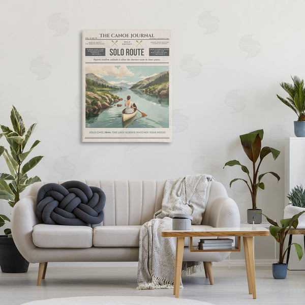 Stupell Industries A Barefoot Stylist | Canoe Journal Newspaper