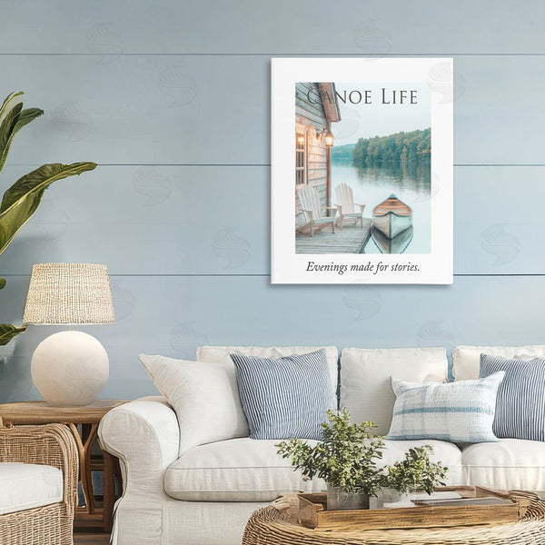 Stupell Industries A Barefoot Stylist | Canoe Life Quote