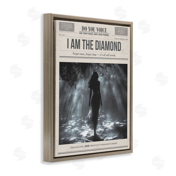 Stupell Industries A Barefoot Stylist | Diamond Chic Newspaper