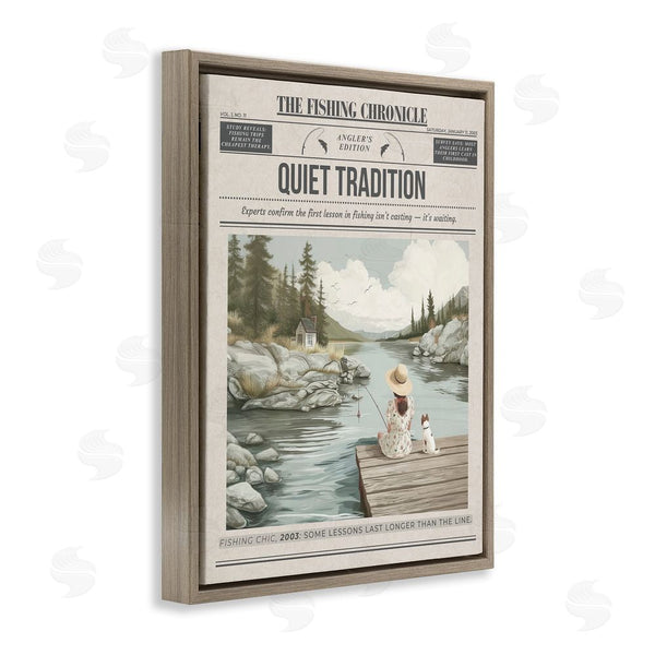 Stupell Industries A Barefoot Stylist | Fishing Chronicle Magazine