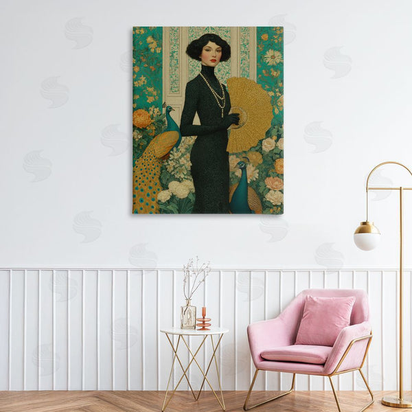 Stupell Industries A Barefoot Stylist | Floral Velvet Reign