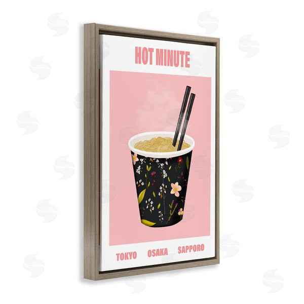 Stupell Industries A Barefoot Stylist | Hot Minute Cup Of Noodles Wall Art