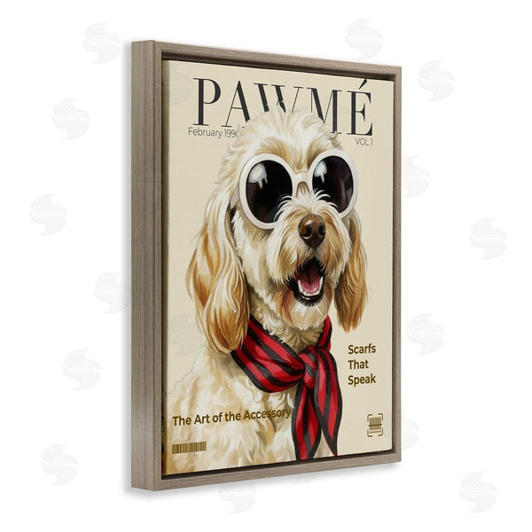 Stupell Industries A Barefoot Stylist | Pawme Dog Fashion Magazine