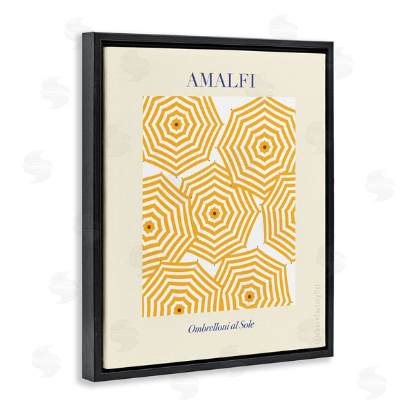 Stupell Industries A Barefoot Stylist | Yellow Amalfi Umbrellas