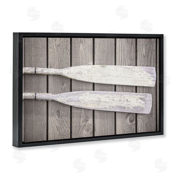 Stupell Industries Aaron Matheson | Rustic Oars Pair Wall Art