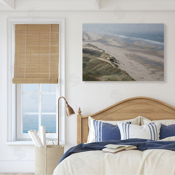 Stupell Industries Aaron Matheson | Sandy Dunes Beach Ariel View Hazy Sky Wall Art