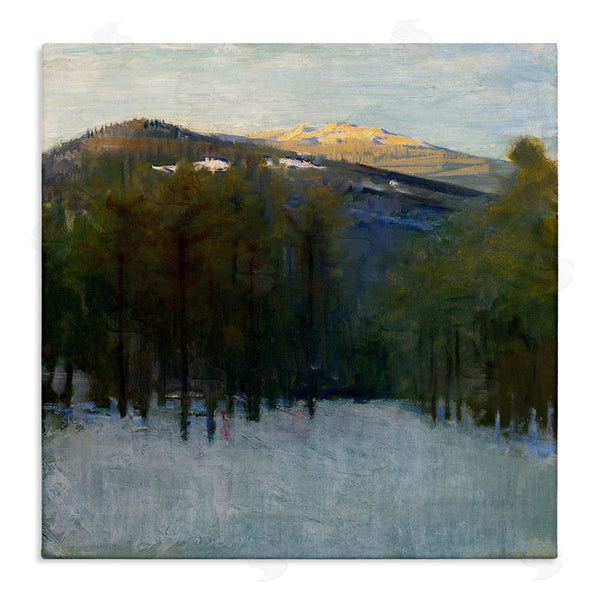 stupell industries Abbott Handerson Thayer | Winter Mountain Scenery