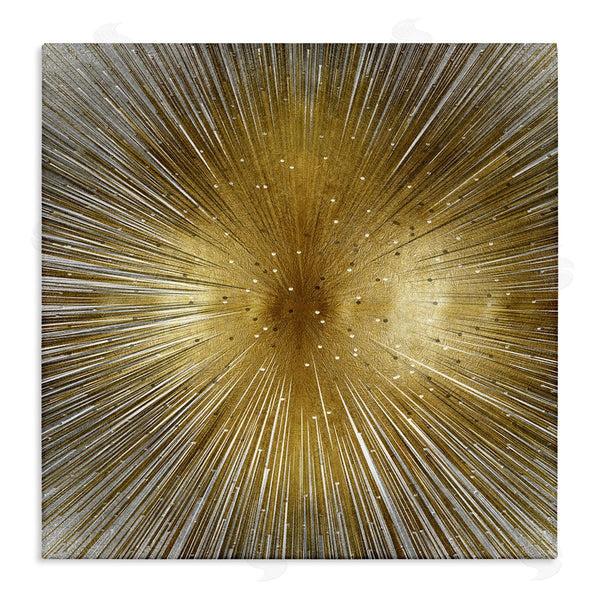 stupell industries Abby Young | Art Deco Abstract Sunburst Lines Polka Dots Wall Art