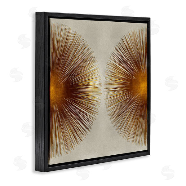 Stupell Industries Abby Young | Radiant Gold Orbs Abstract Shape