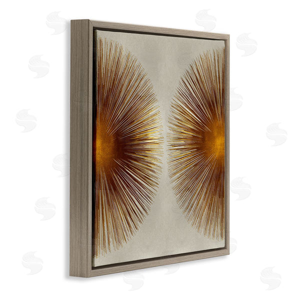 Stupell Industries Abby Young | Radiant Gold Orbs Abstract Shape