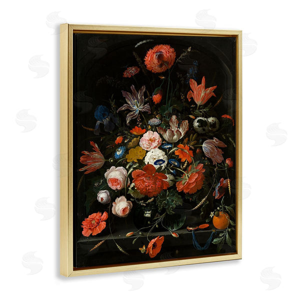 Stupell Industries Abraham Mignon | Flowers In A Glass Vase