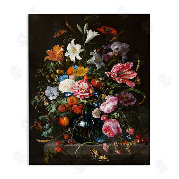 stupell industries Abraham Mignon | Flowers in Vase Classic Painting