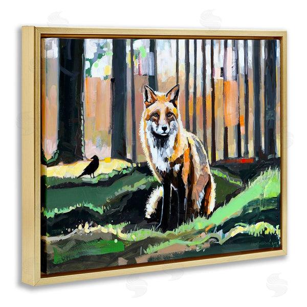 Stupell Industries Adam Swanson | Fox In Forest Trees