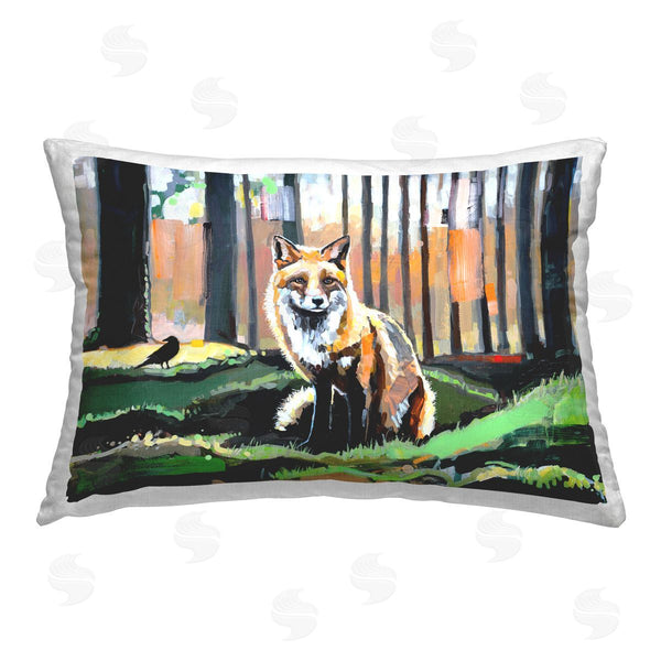 stupell industries Adam Swanson | Fox in Forest Trees