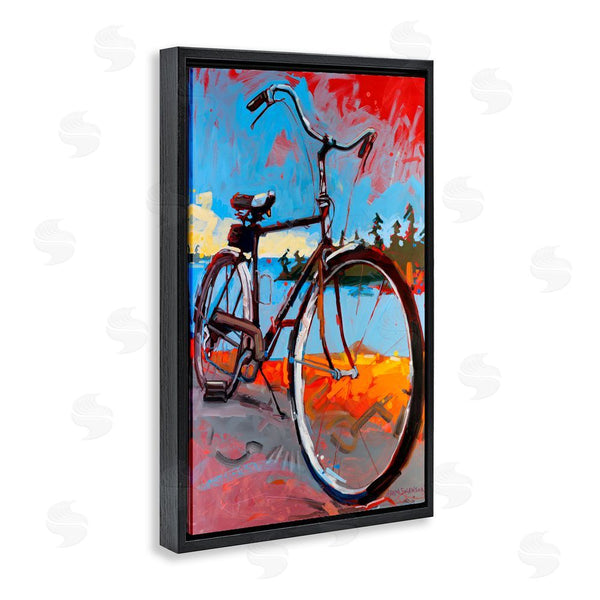 Stupell Industries Adam Swanson | Tonight Bicycle Journey Wall Art