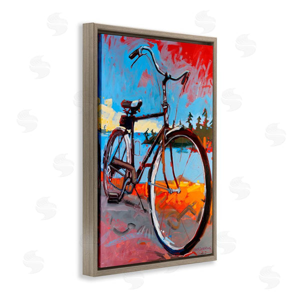 Stupell Industries Adam Swanson | Tonight Bicycle Journey Wall Art