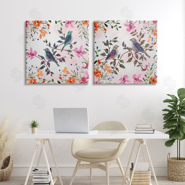 Stupell Industries Adonna Ebrahimi | Bird Pairs & Country Florals