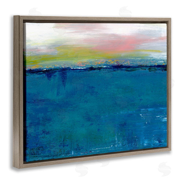 Stupell Industries Adonna Ebrahimi | Dark Waters Gradient Landscape Wall Art