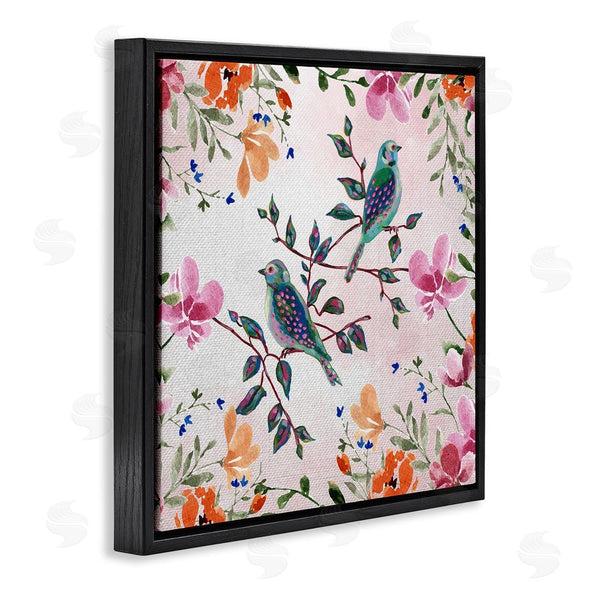 Stupell Industries Adonna Ebrahimi | Two Birds & Country Florals