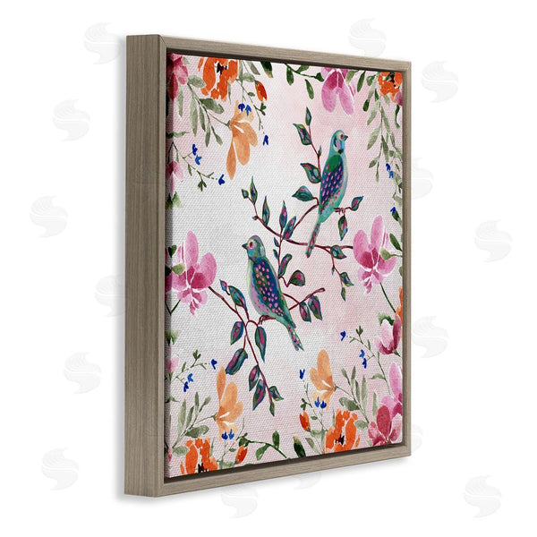 Stupell Industries Adonna Ebrahimi | Two Birds & Country Florals