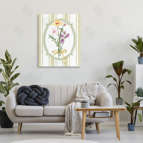 Stupell Industries Adonna Ebrahimi | Vintage Wildflowers With Ribbon Wall Art