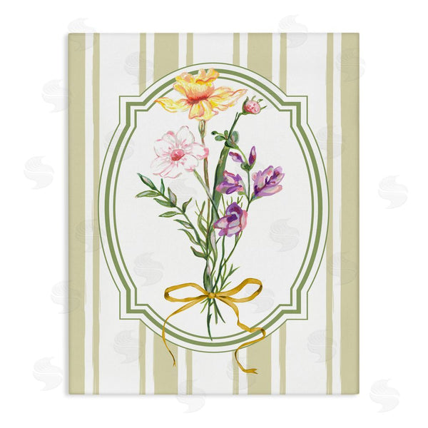 stupell industries Adonna Ebrahimi | Vintage Wildflowers with Ribbon Wall Art