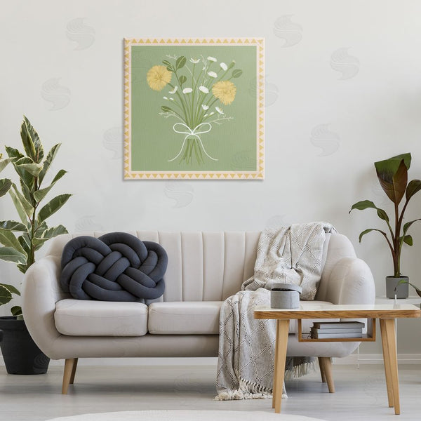 Stupell Industries Adrienne Morris | Bordered Spring Bouquet Wall Art