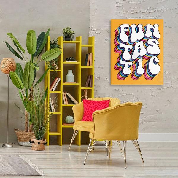 Stupell Industries Ahmed Sameh Hussein | Funtastic Groovy Typography Wall Art