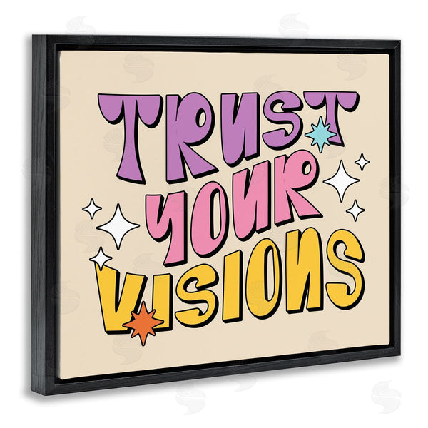 Stupell Industries Ahmed Sameh Hussein | Retro Trust Your Visions Wall Art
