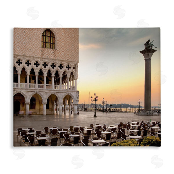 stupell industries Alan Blaustein | San Marco Sunset Italian Architecture Traditional Buildings