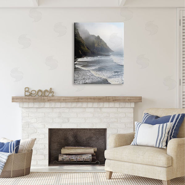 Stupell Industries Alan Majchrowicz | Cliffside Sea Waves Landscape Wall Art