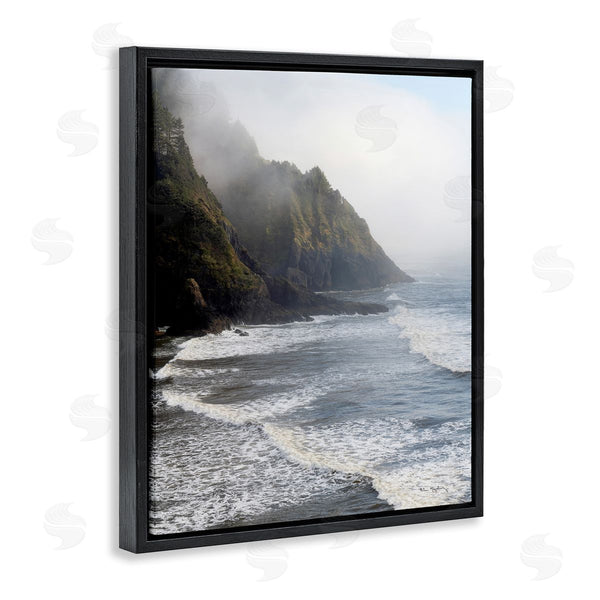 Stupell Industries Alan Majchrowicz | Cliffside Sea Waves Landscape Wall Art