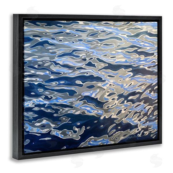 Stupell Industries Alan Weston | Abstract Ocean Water Ripples Catching Sunlight Wall Art
