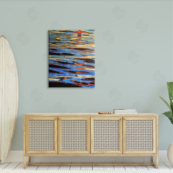 Stupell Industries Alan Weston | Ball Floating Reflective Water Ripples Vivid Light Wall Art